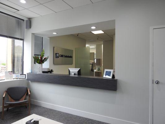 Care Endodontics Reception Area