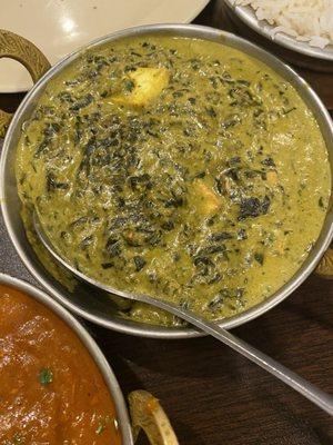 Saag Paneer Entree