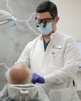 Dr. Karen Khachatryan at work--transforming smiles with precision and care.