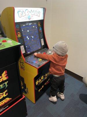 Mini Pac-Man in game area