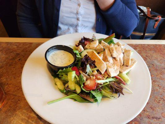 Chicken strawberry salad