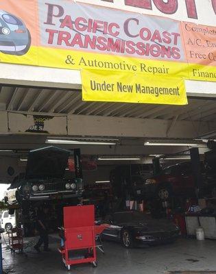 Under New Management. We`re happy to welcome Tony, as shop Mgr., to the Pacific Coast Transmissions family.