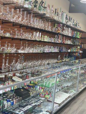 Large selection of American made glass