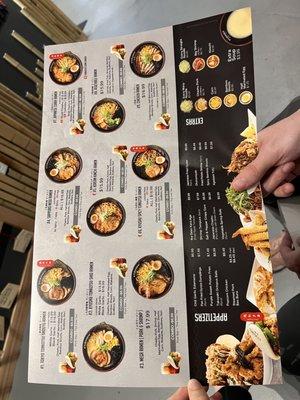 Menu (Front)