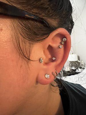 Conch piercing