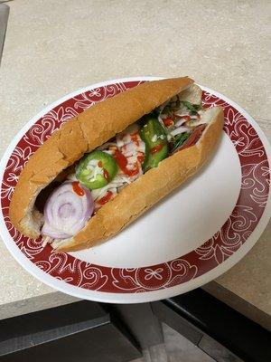 BBQ pork banh mi