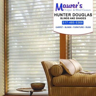 Hunter Douglas blinds Lansing, MI by Maurer's Carpet & Blind Cleaners. Call us for Hunter Douglas blinds and shades: 517-485-...