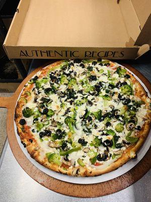 Vegetarian pizza