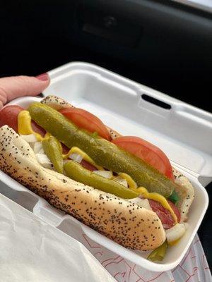 New favorite! Chicago Style Hotdog