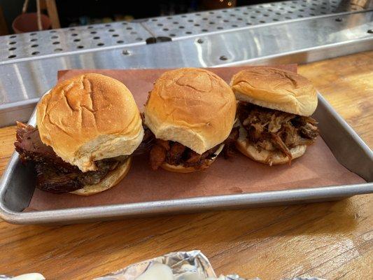 Sliders trio