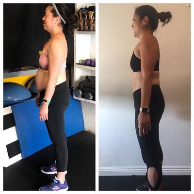 Before and after photos are the best way to see your progress!