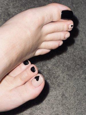 Shellac pedicure