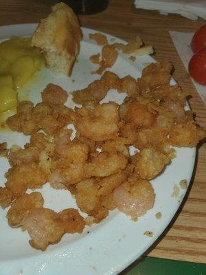 Grease drenched shrimp.