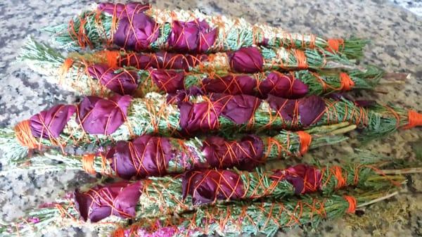 Spiritual healing smudge sticks