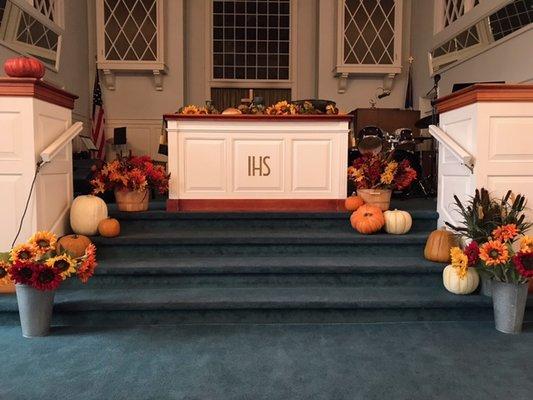 Beautiful harvest decorations!