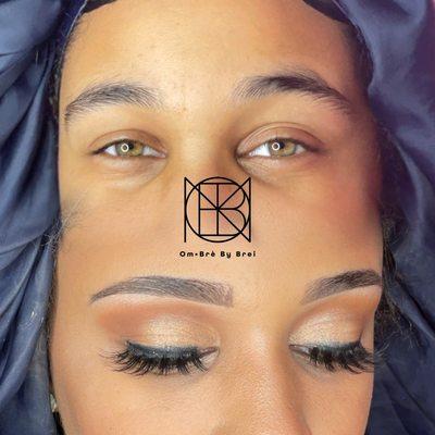 Eyebrow clean & fill with natural beat