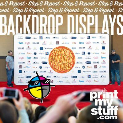 Step & Repeat Backdrop Displays for Events