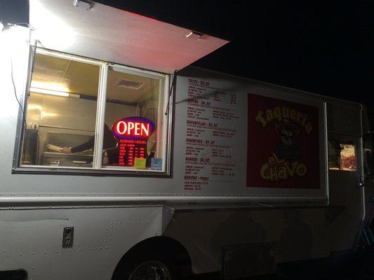 Food truck and menu