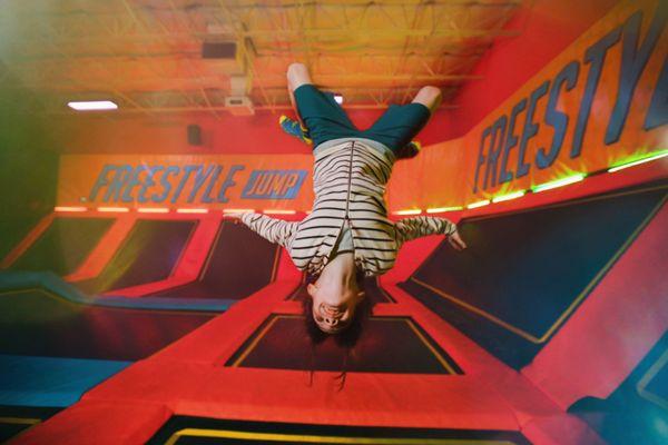 Flip out on these trampolines!