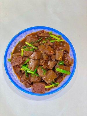 chive pork blood (韭菜豬紅) (12/2022)