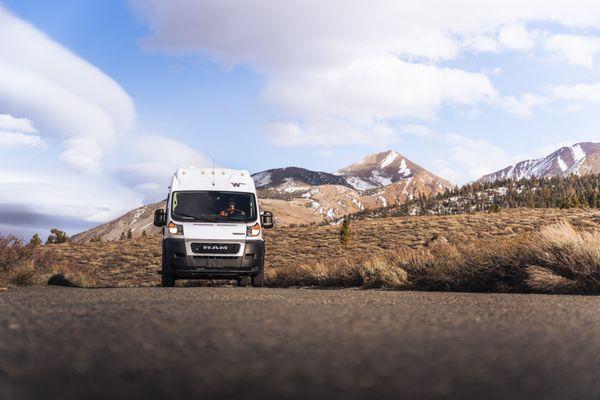 Solis Campervan from Indie Campers feels like a small home on wheels. This Class-B camper has everything you need for a camping trip.