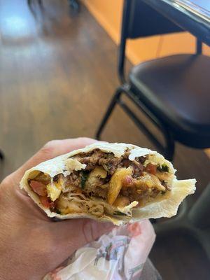 Smallest CA Burrito ever