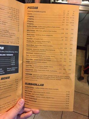 Huge menu, but great for the basics!