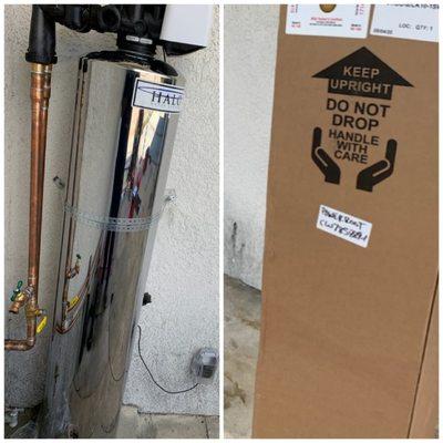 Whole house water filtration. 
Power Rooter & Plumbing