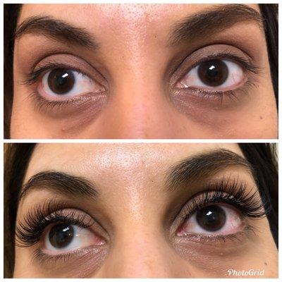 Mink lashes extensions