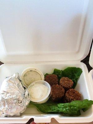 Take out falafel