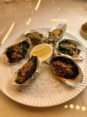 Oysters Rockefeller