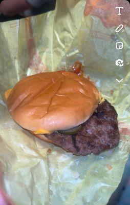 How does someone fuck up a cheeseburger this bad?