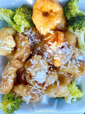 Coconut Shrimp & Broccoli