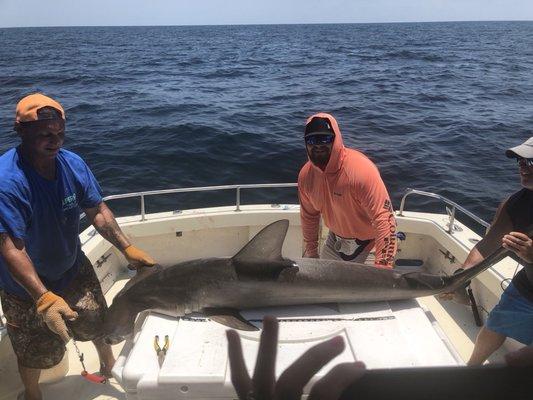 The deckhand Donny was AMAZING! He was informative, approachable & worked hard to help pull in the catch and keep the lines and bait ready.