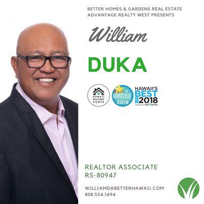 Meet agent William Duka!