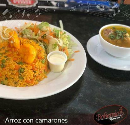 Rice with Shrimp ~ Arroz con Camarones