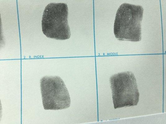 Promptly had my fingerprinting needs taken care of by a friendly officer