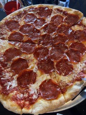 Pepperoni pizza DELICIOUS!!!