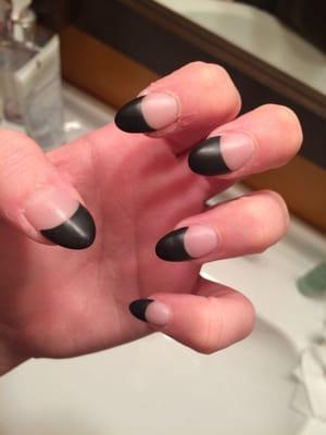 Black matte tips