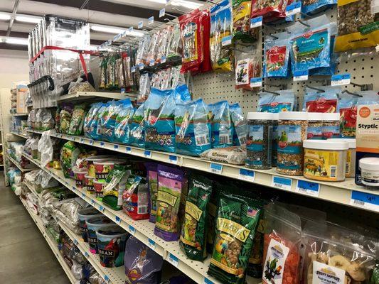 Lots of dog and cat food options