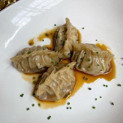 Breakfast Sausage Potstickers