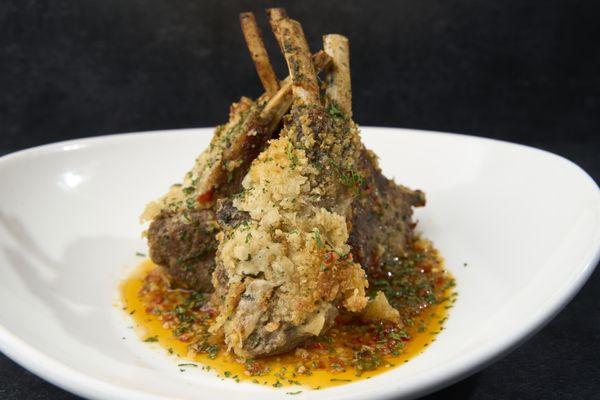 Parmesan Crusted Lamb Chops