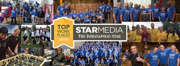 TOP WORK PLACES 2016!