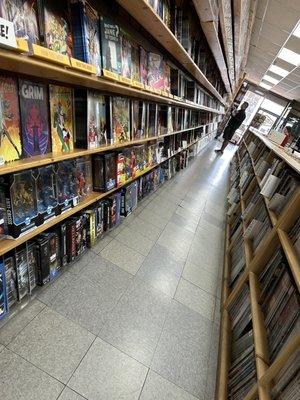 Aisles of comics