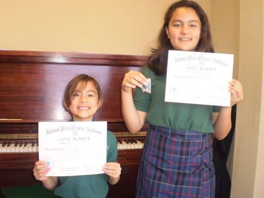 Piano Guild winners!