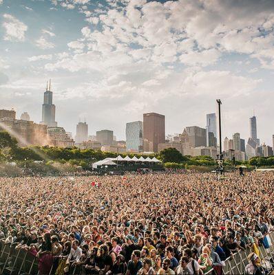 Crowd at Lollapalooza