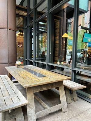 Patio seating