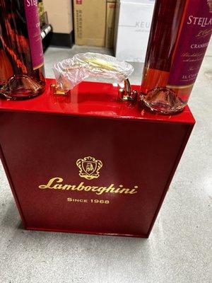 Lamborghini wine