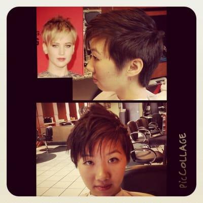 Jenifer Lawrence inspired cut by Danielle