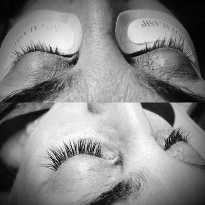 Eyelash extensions by Prima Salon